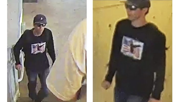 This undated combination of images provided provided by the Federal Bureau of Investigation shows a person of interest in connection with the fatal shooting of Charlie Kirk at Utah Valley University on Wednesday, Sept. 10, 2025, in Orem, Utah. (Federal Bureau of Investigation via AP)
