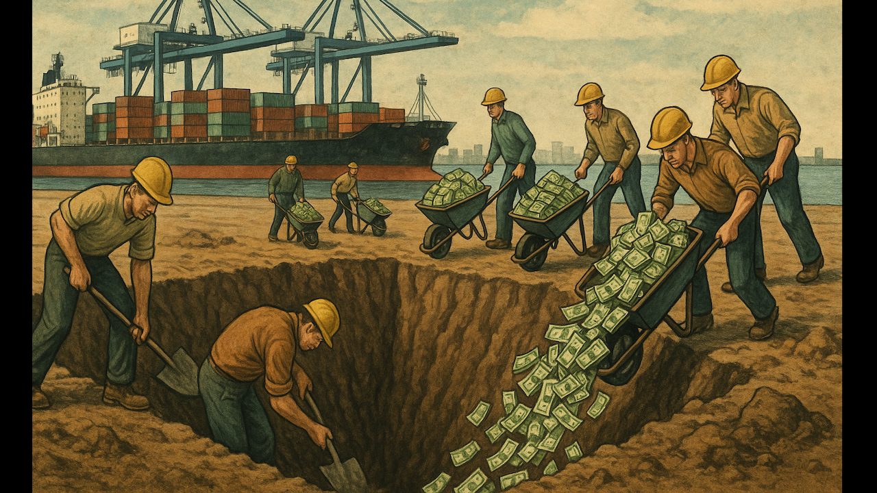 Another Massive Budget Deficit in August as Tariff Revenue Can't Fill the Hole