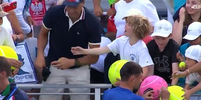 Cap-Snatching CEO Teaches Kid a Valuable Life Lesson at U.S. Open