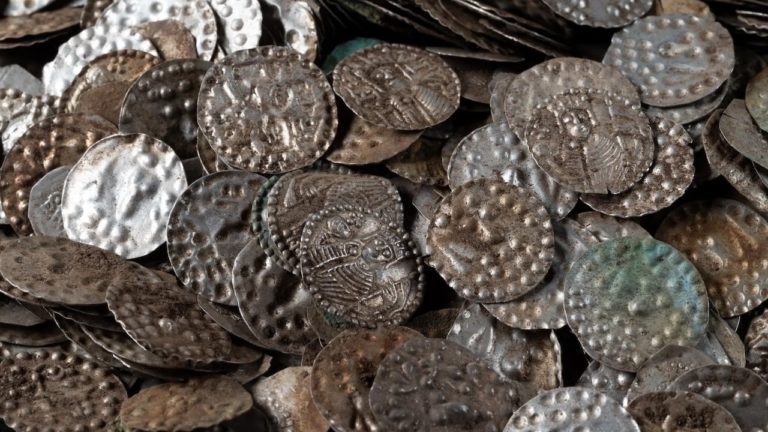 He Was Looking for Worms; He Found Silver Treasure!
