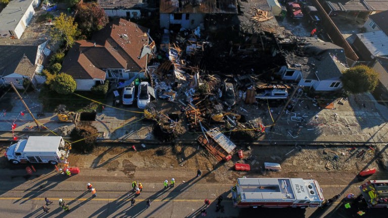 House Explodes in San Francisco