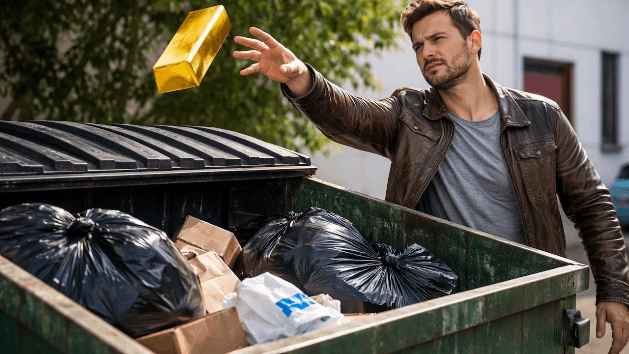 Man Throws Away His Gold, Learns Valuable Gold Storage Lesson