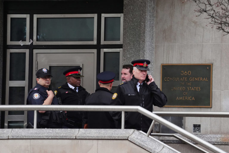 Canadian Police Investigate Gunfire at US Consulate in Toronto