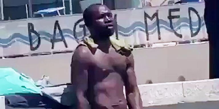 WATCH: Immigrant Beat Up by Italians after Beating Off on Public Beach