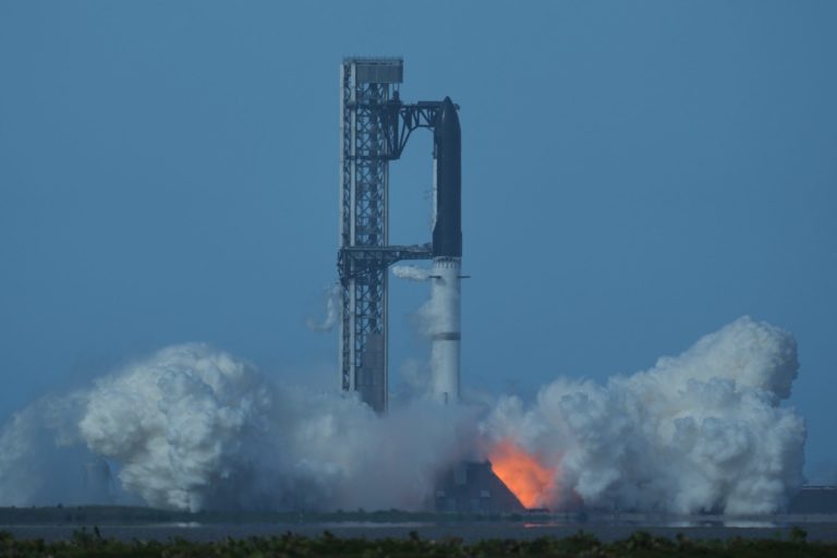SpaceX Starship Launch Aborted on the Pad at the Last Moment