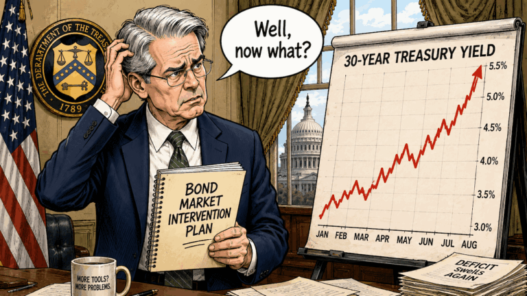 Bessent’s Bond Market Intervention Juices Debasement Trade, Boosts Gold