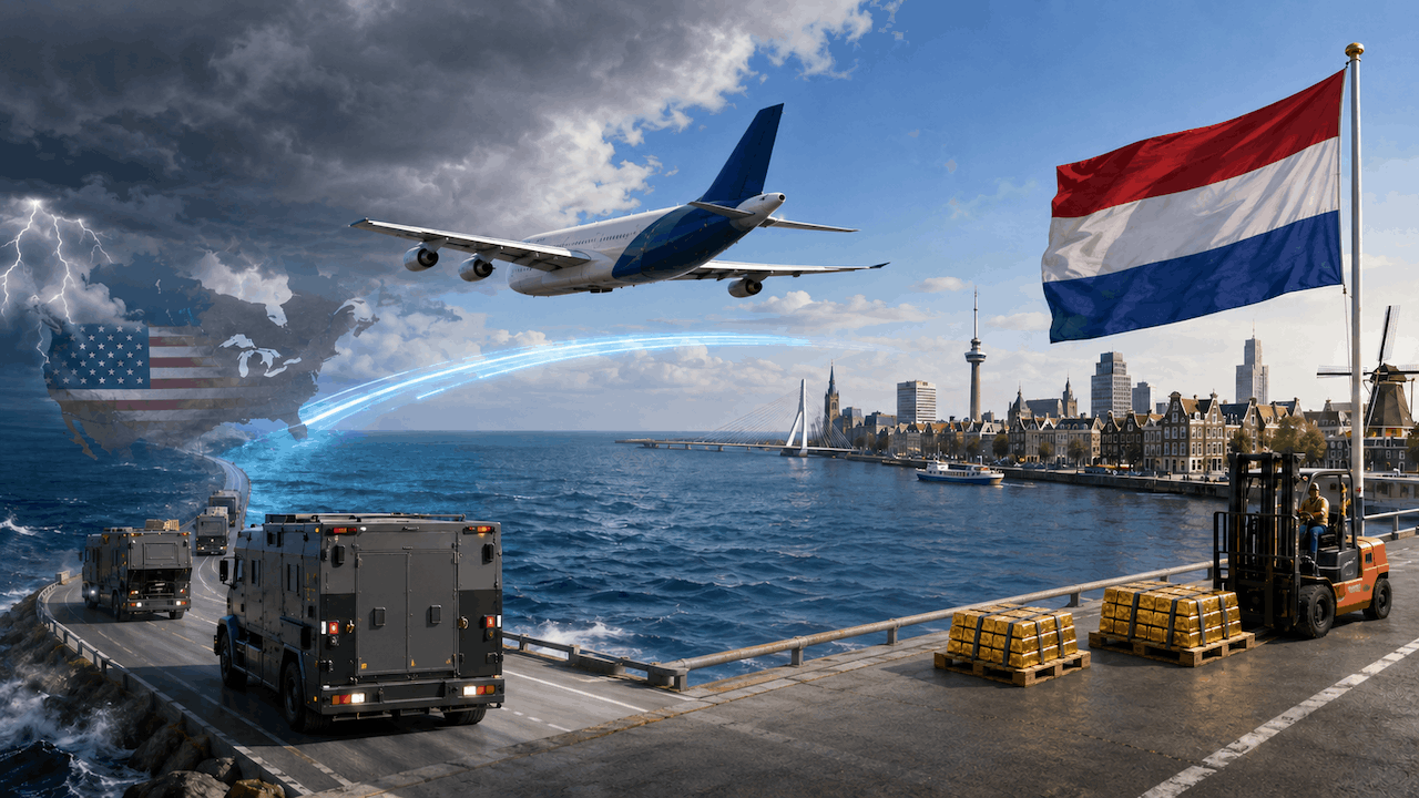 The Netherlands Moves Gold Out of North America Citing Geopolitical Risk