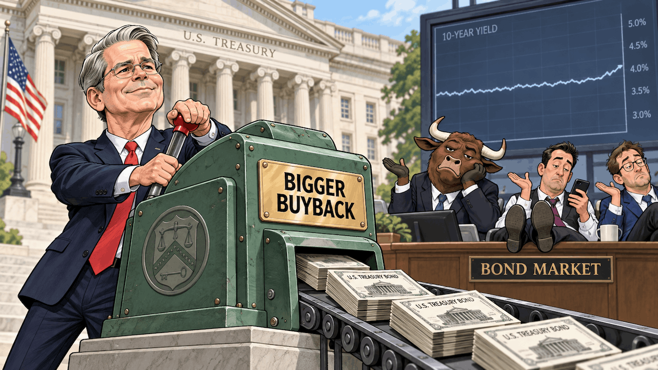 Treasury Department Announces Even Bigger Bond Buyback; Market Shrugs
