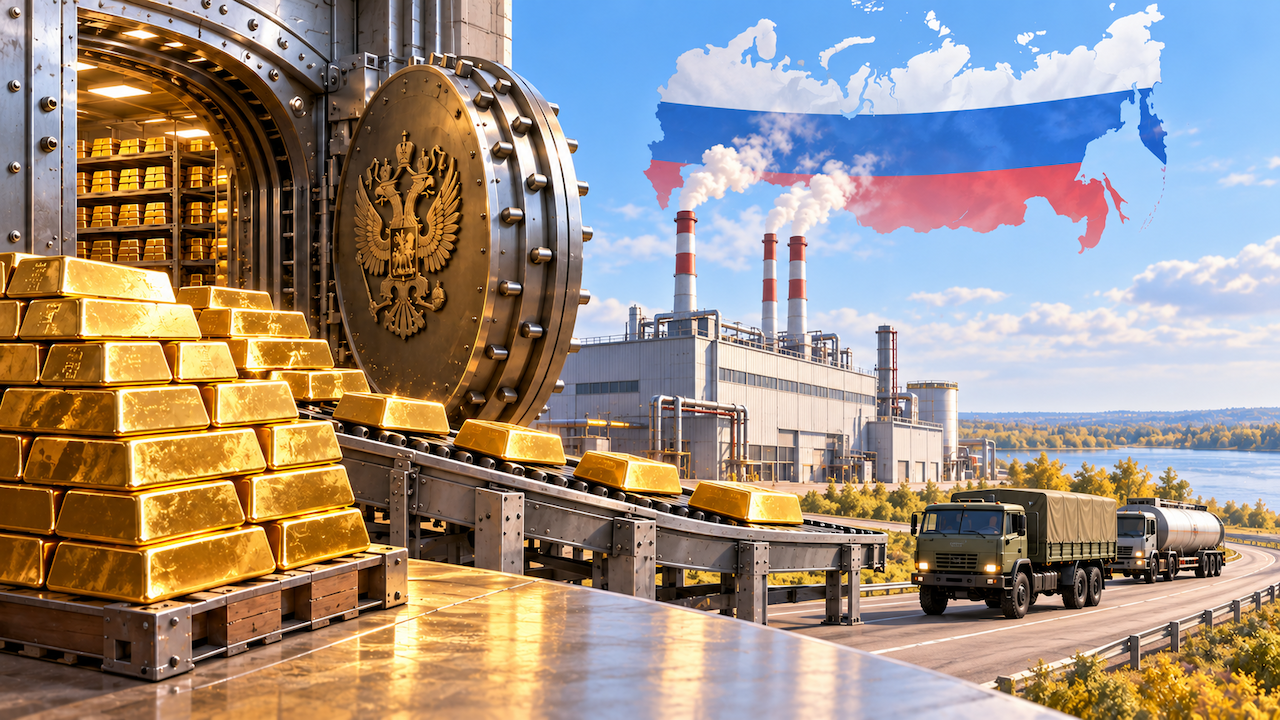 Russian Gold Reserves Down 62 Tonnes This Year as They Support the Wartime Economy